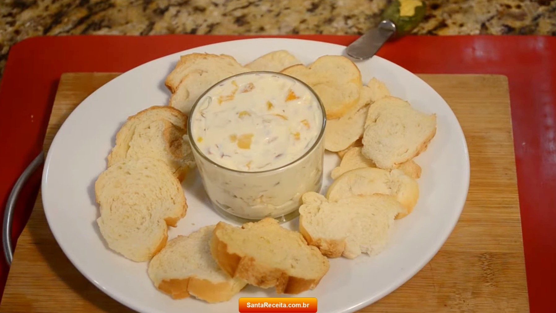 Pasta de Queijo, Damasco e Amêndoas