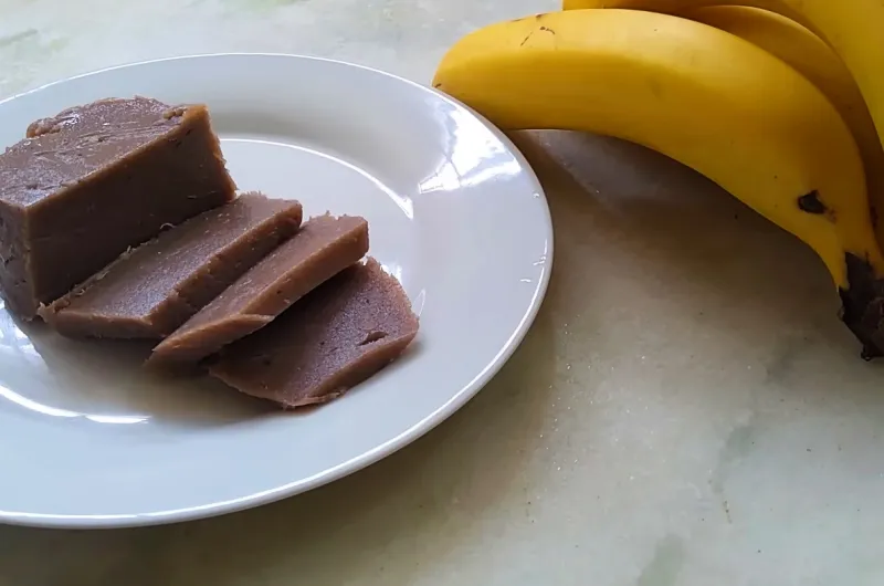 Doce de Banana de Corte Sem Açúcar