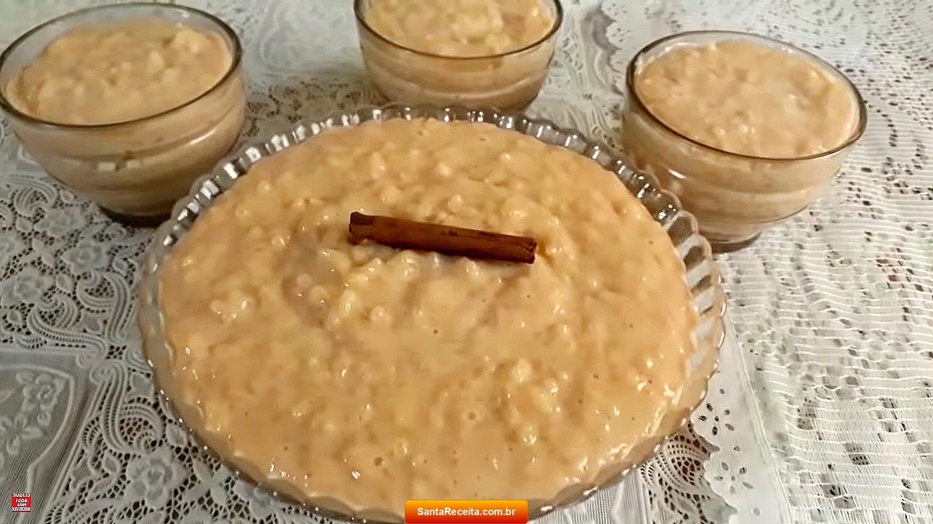 Arroz Doce Cremoso com Açúcar Queimado