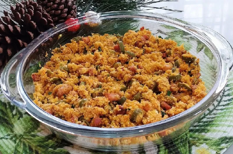 Farofa de Cenoura com Bacon