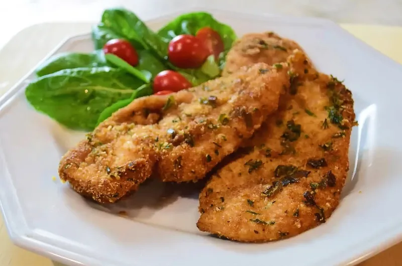 Frango à Milanesa com Ervas