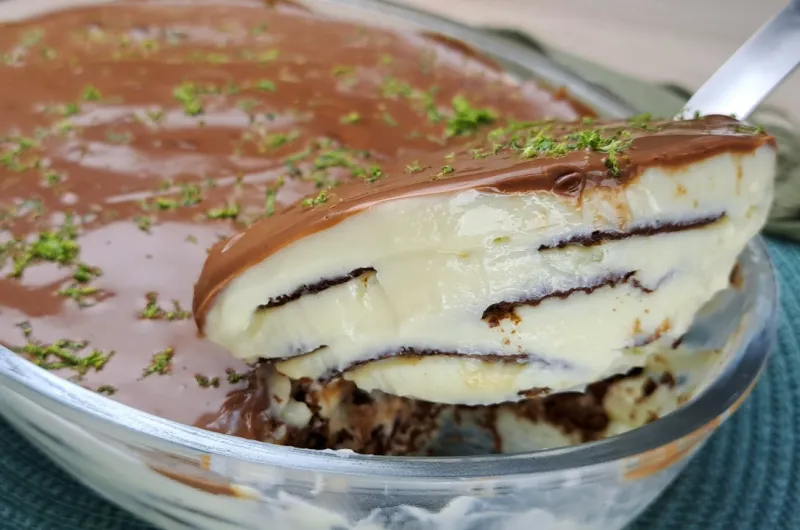 Pavê de Limão com Chocolate