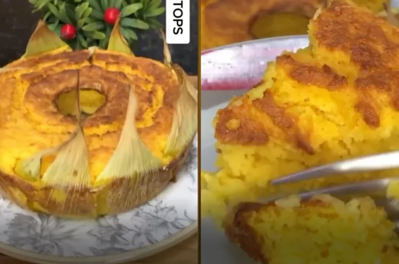 Bolo Pamonha de Forno da Roça