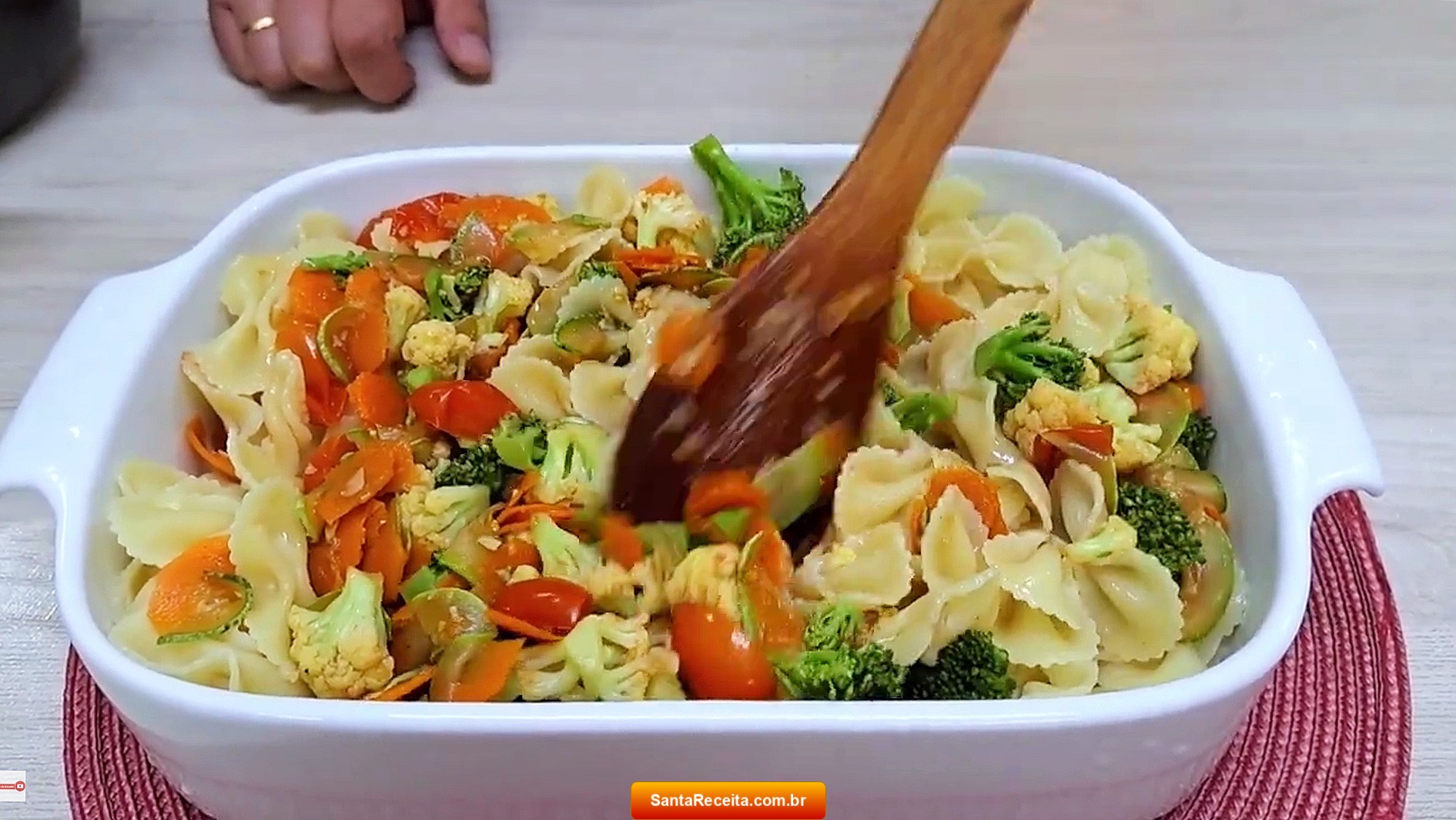 Macarrão com Legumes