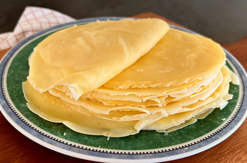 Massa de Panqueca e Crepe