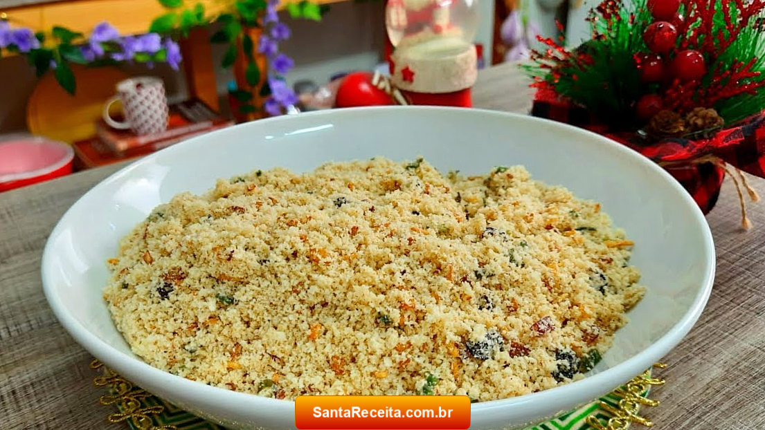 Farofa com Bacon (Receita de Natal e Ano Novo)