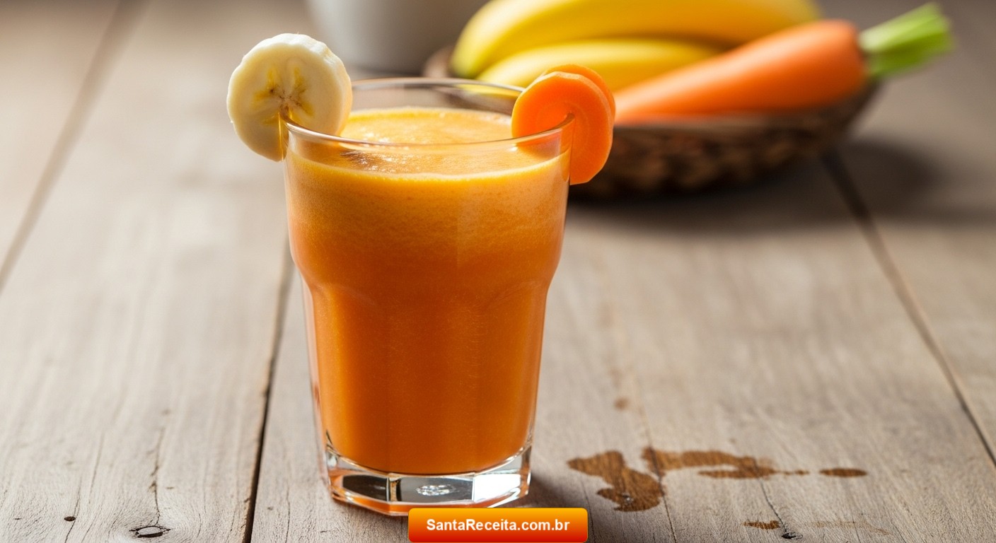 Suco de Cenoura com Banana