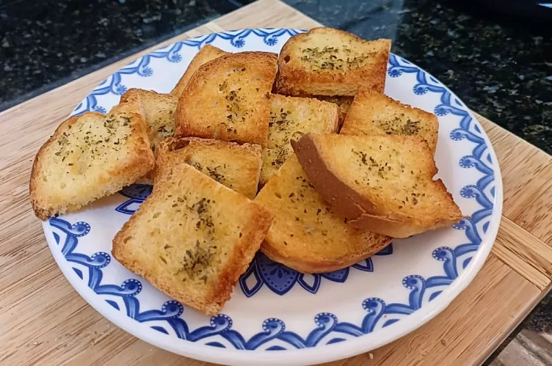 Receita de Torradinhas na Air Fryer