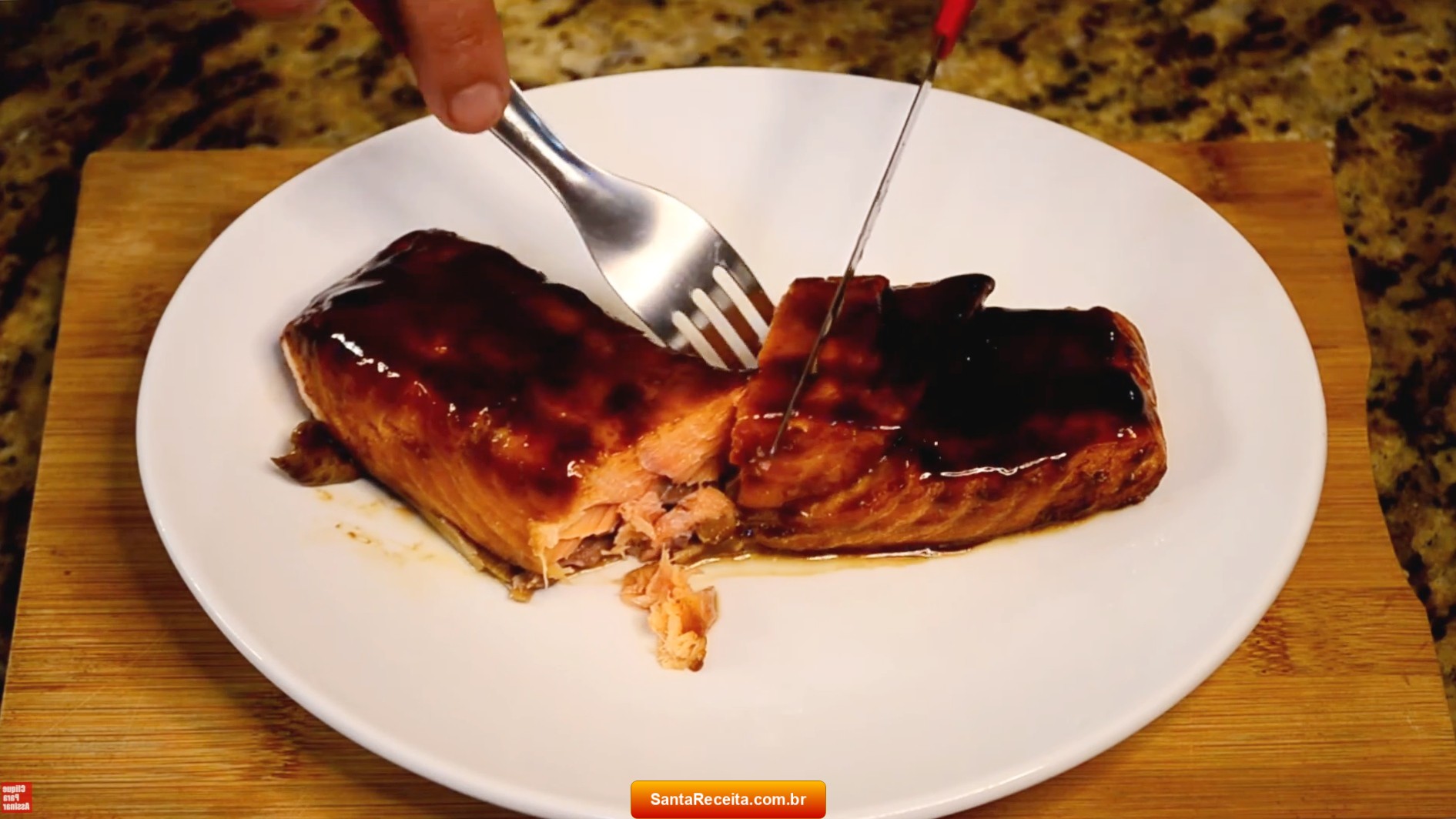 Salmão Teriyaki