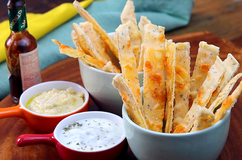 Petisco Saudável de Queijo e Tapioca