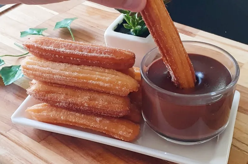 Churros com Chocolate