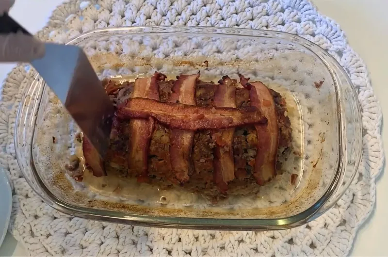 Bolo de Carne Moída com Batata e Bacon