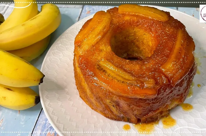 Bolo de Banana Caramelizado