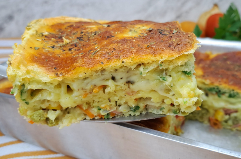 Torta de Tapioca sem Farinha de Trigo