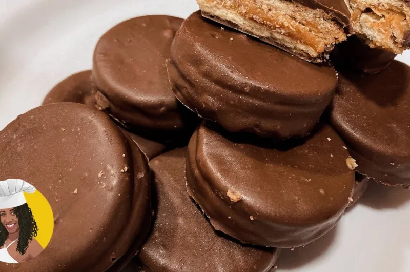 Doce Crocante Coberto de Chocolate