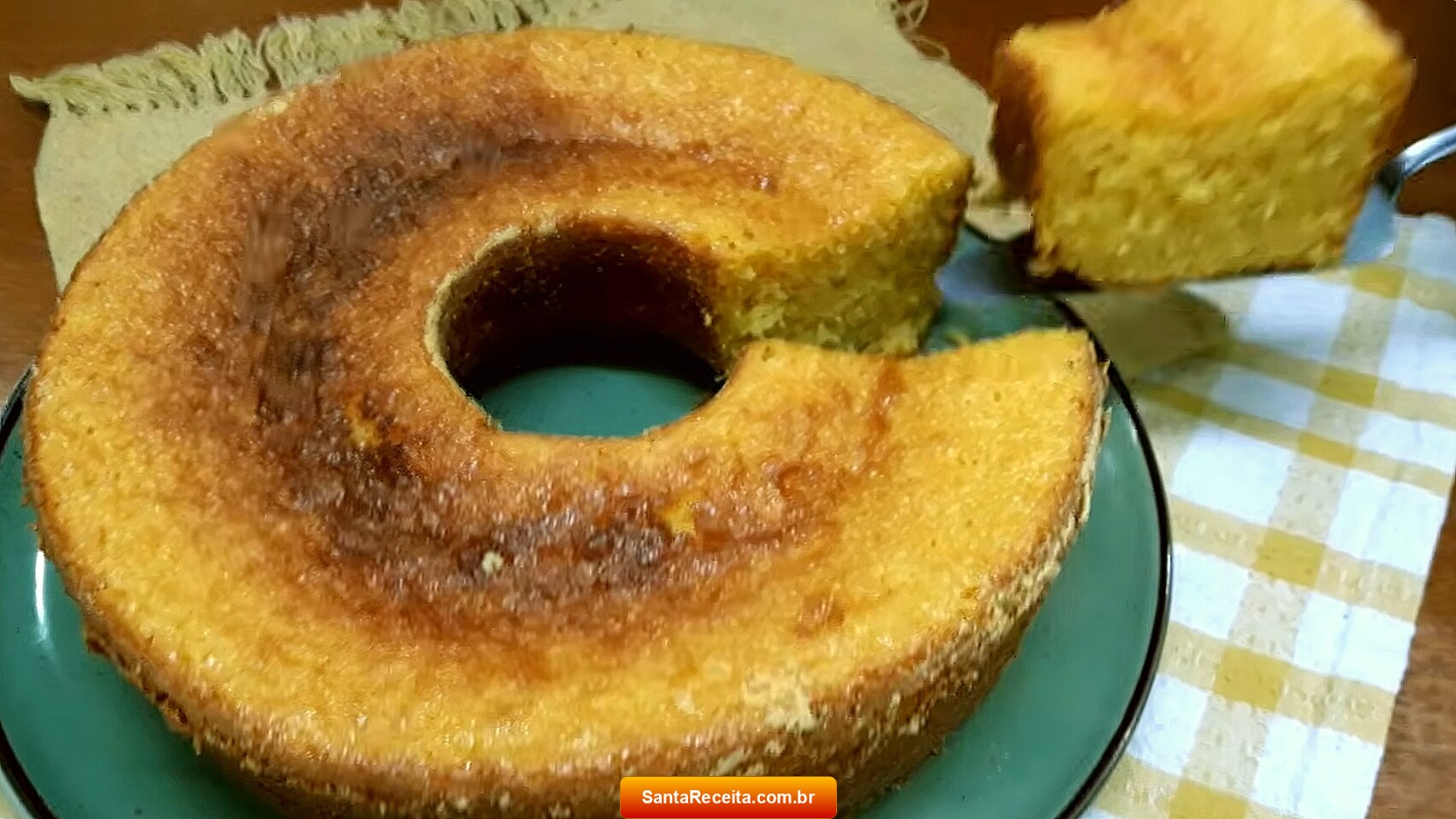Bolo de Flocão de Milho