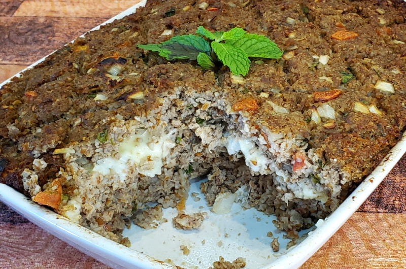 Kibe de Forno Recheado com Requeijão Cremoso e Muçarela