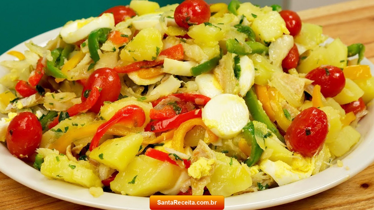 Salada de Bacalhau (Receita de Natal)