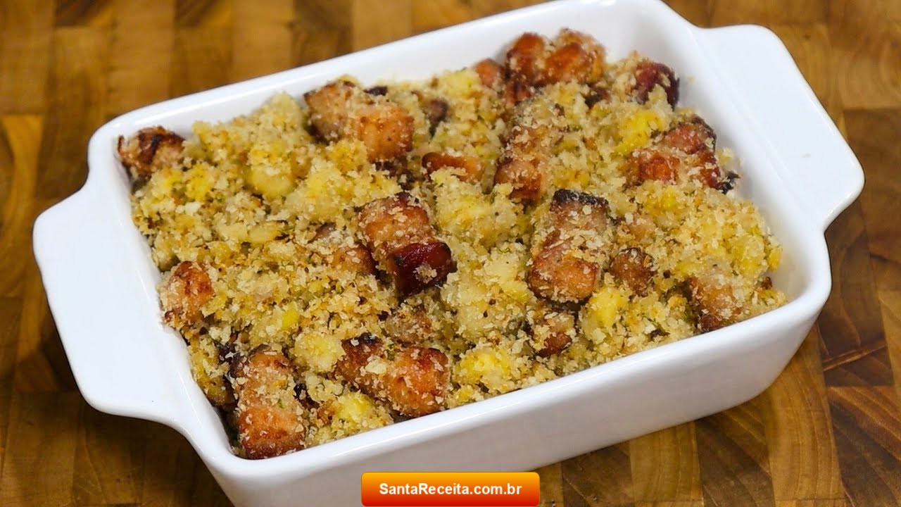 Farofa de Banana Crocante (Receita de Natal)