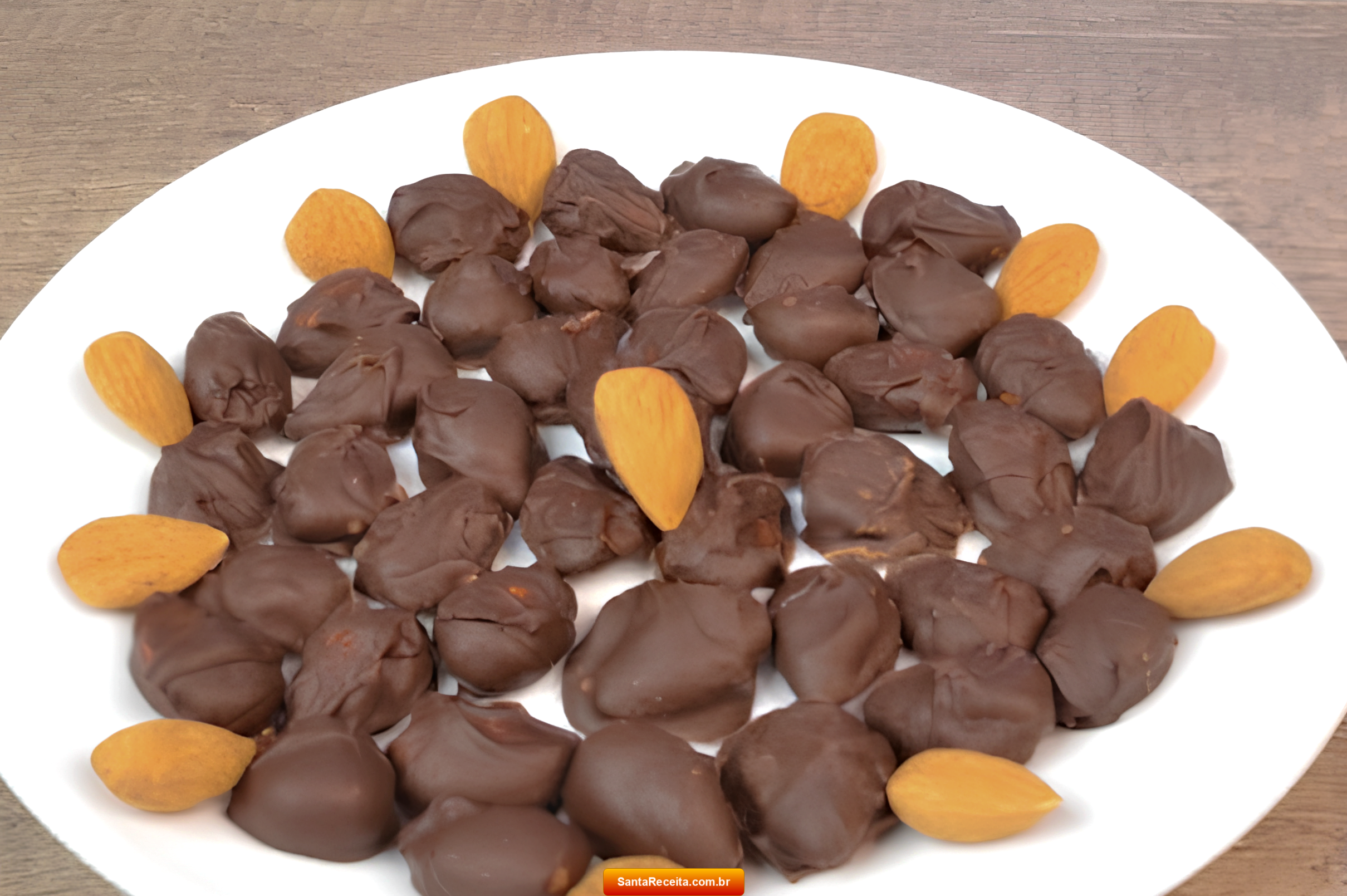 Amêndoas com Chocolate (Receita de Natal)