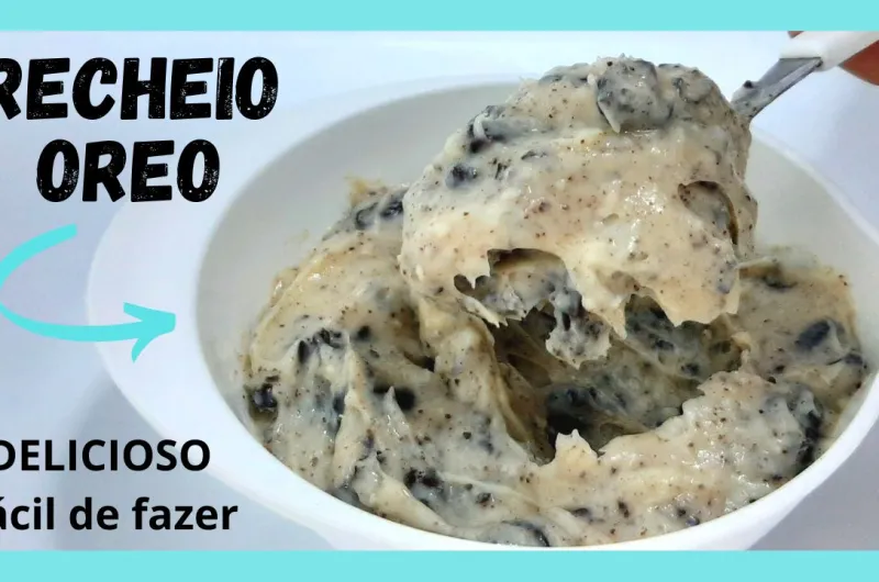 Recheio Oreo para Bolos e Ovos de Páscoa