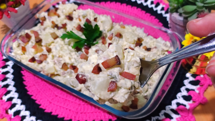 Salada de Batatas com Bacons