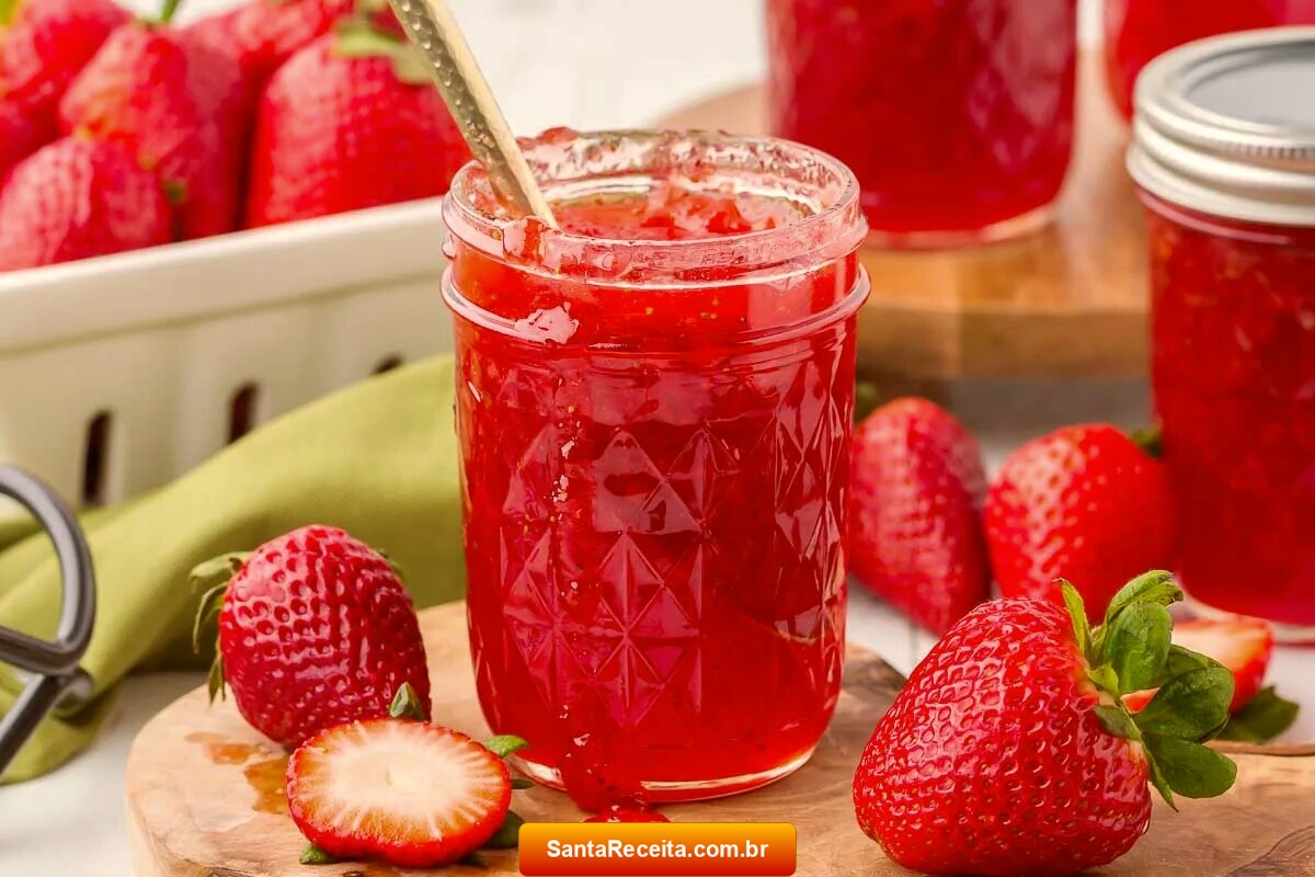 Geleia Caseira de Morango