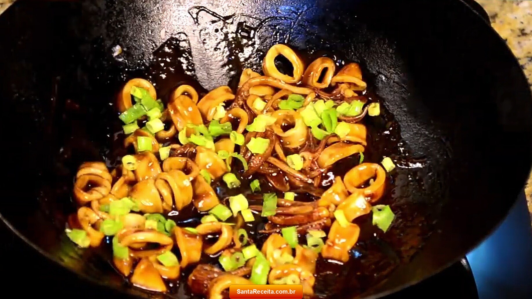 Lulas ao Molho Teriyaki