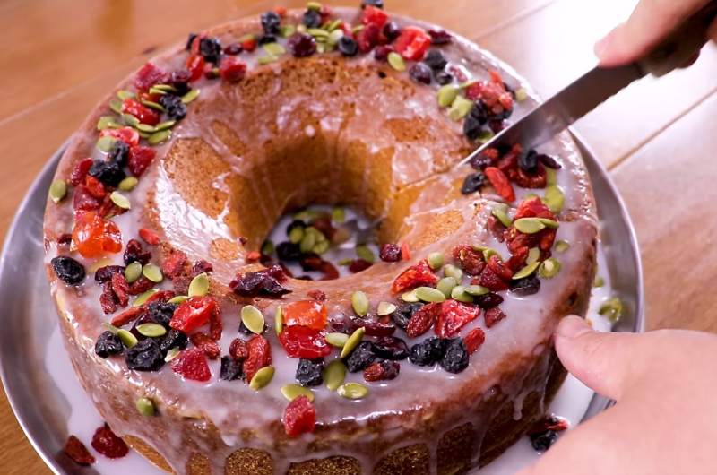 Bolo de Batata Doce com Mel