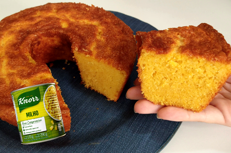 Bolo de Milho de Latinha